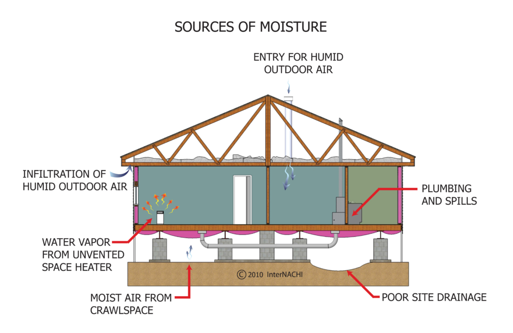 sources-of-moisture Moisture Intrusion